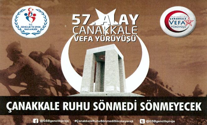 Giresun’da ‘57. Alay Çanakkale Vefa Yürüyüşü’ne Davet