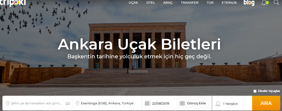 Ankara Uçak Bileti