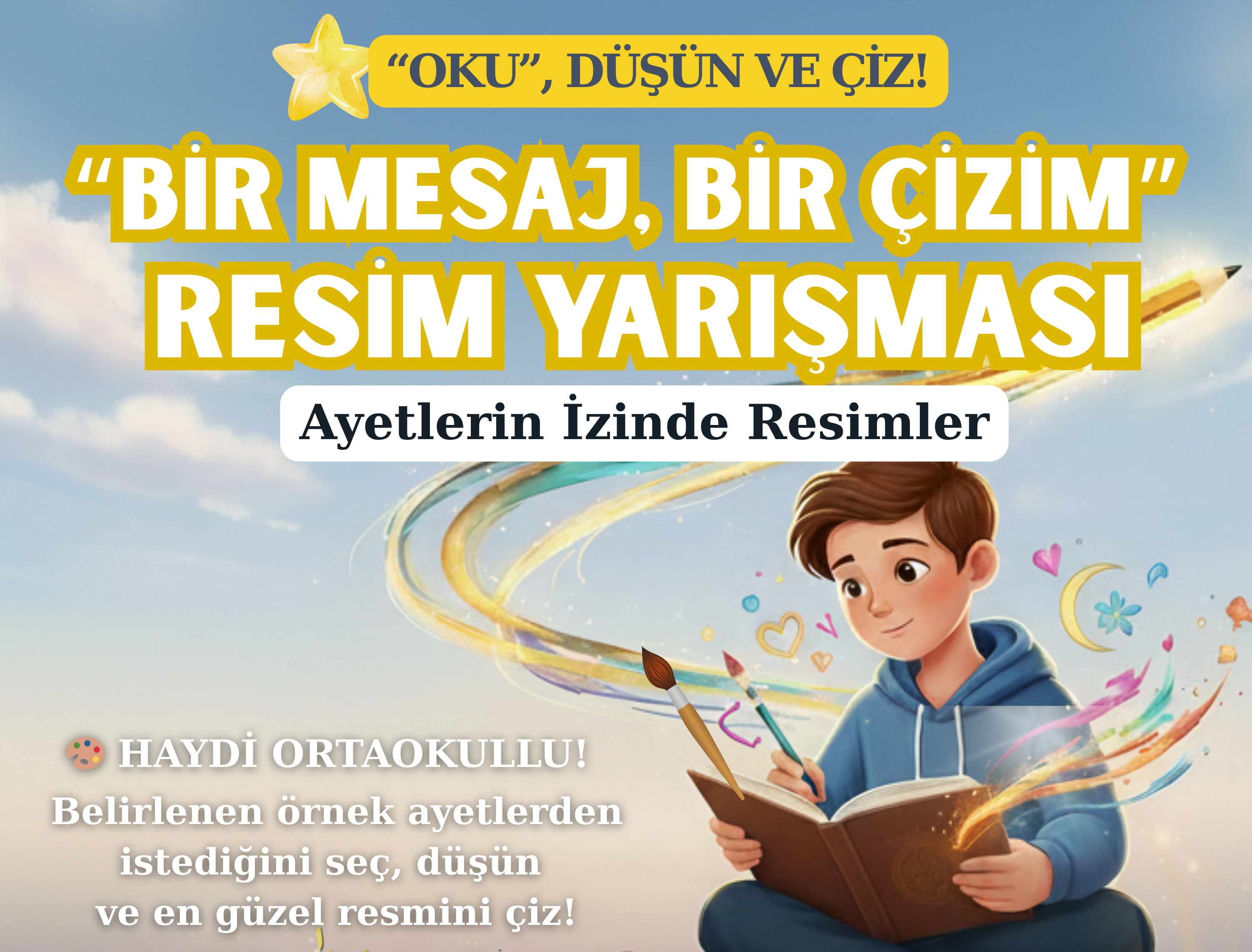 TÜGVA Bulancak’tan “Bir Mesaj Bir Çizim” Resim Yarışması