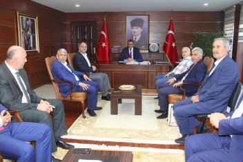 AK Partili Belediye Başkanlarından Valimize Hayırlı Olsun