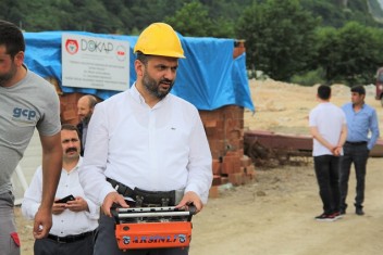 Başkan Karabıçak Mezbahane Temeli