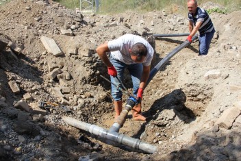 Alt yapı çalışmalarında sona
