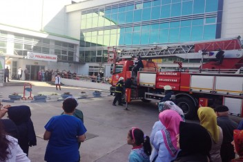 Bulancak Devlet Hastanesi’nde Yangın