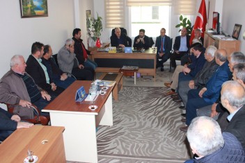 Faal Muhtarlar Derneği ve Merkez Muhtarlar Derneğini ziyaret