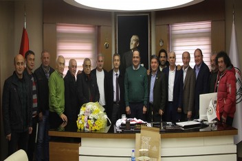 TÜFAD YÖNETİMİ BAŞKAN AKSU’YU ZİYARET