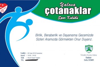 Yalova Çotanaklarspor gecesi