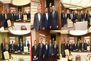 BAŞKAN ŞENLİKOĞLU’NA ZİYARETLER DEVAM