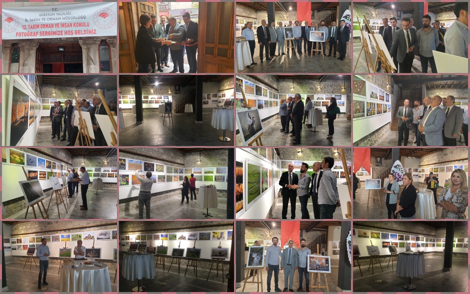 Giresun’da “12. Tarım Orman ve İnsan Fotoğraf Sergisi”  Açıldı