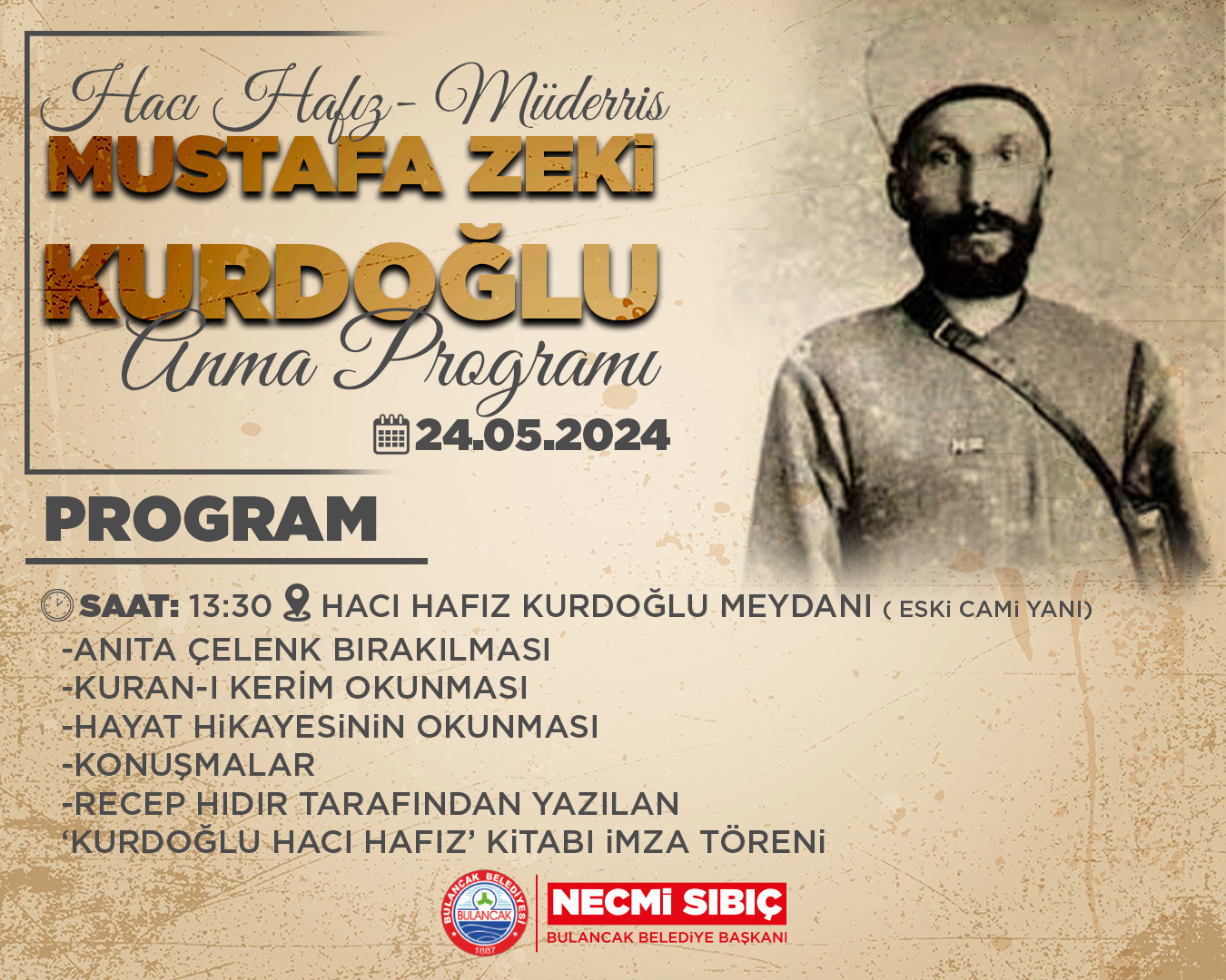 Milli Mücadele Kahramanı Kurdoğlu Hacı Hafız Anılacak
